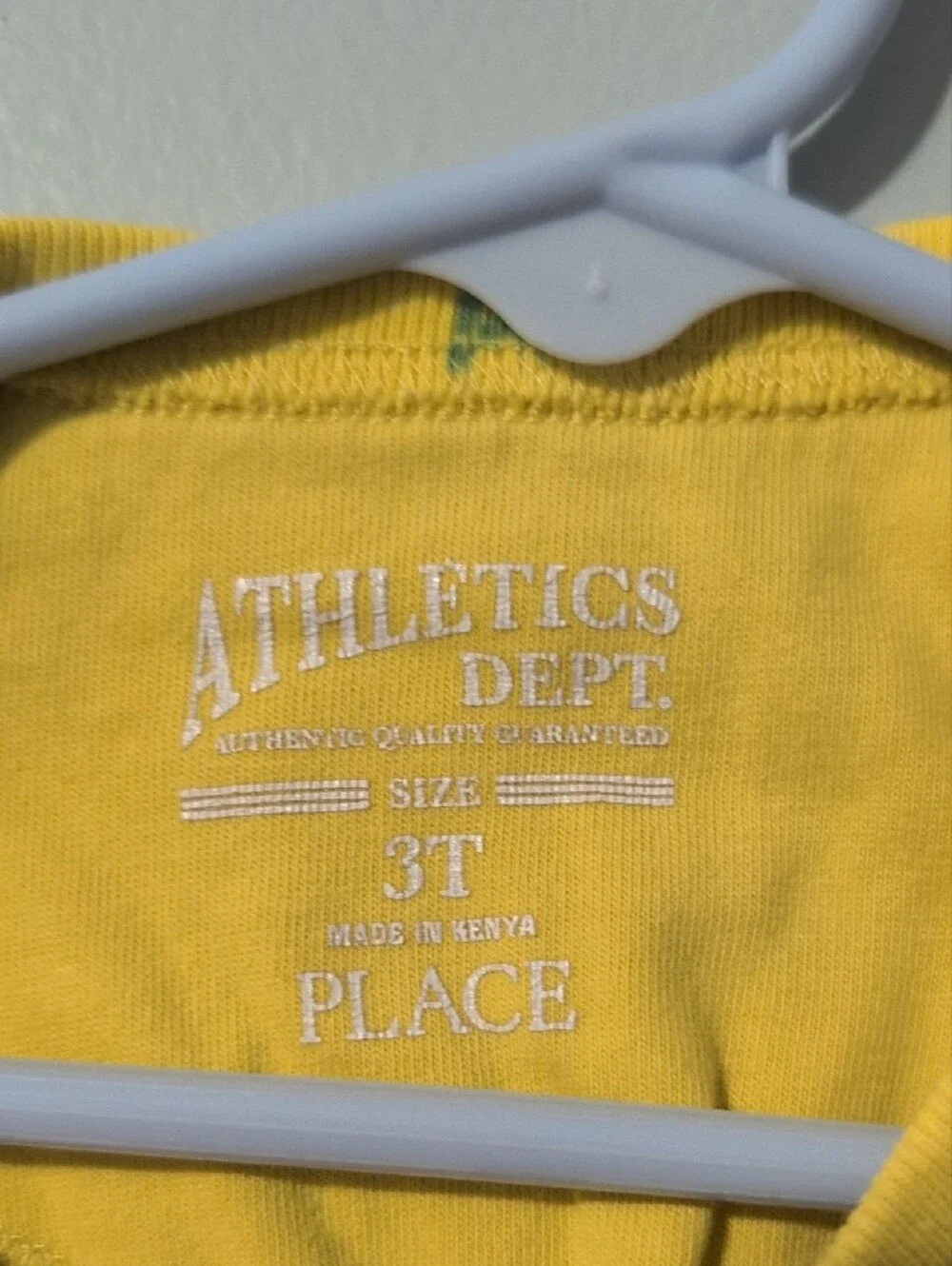 The Children's Place Yellow & White Striped Short Sleeve Tee